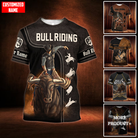 Joycorners Rodeo - Bull Riding Personalized Name Collection
