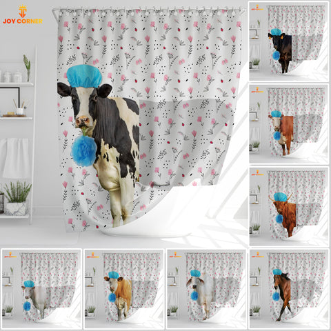 JC Cattle Shower Curtain