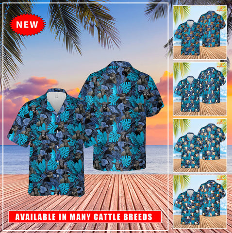Jc Leaf Pattern Hawaiian Shirts Collection