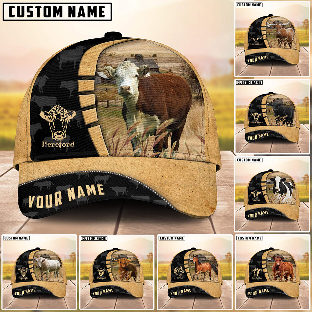 Cattle Custom Name Cap
