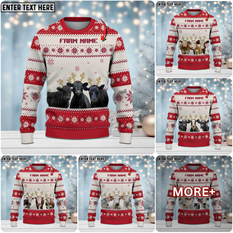 JC Cattle Ugly Sweater Christmas Collection