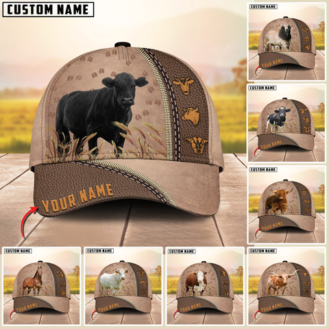 Joycorners Cattle Custom Name Cap Collection