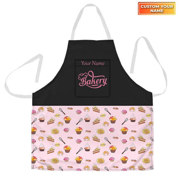 BAKER - Apron Personalized Name Bakery Gift For Baking & Cake Lover