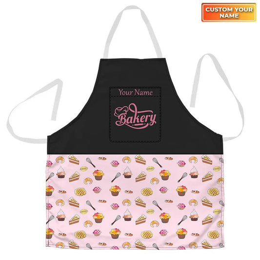 BAKER - Apron Personalized Name Bakery Gift For Baking & Cake Lover