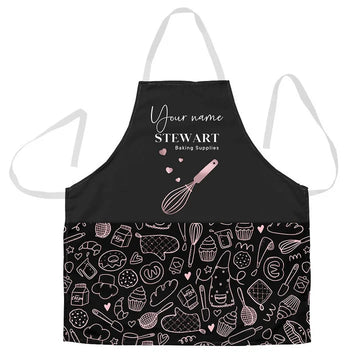 BAKER - Apron Personalized Name Bakery Gift For Baking & Cake Lover