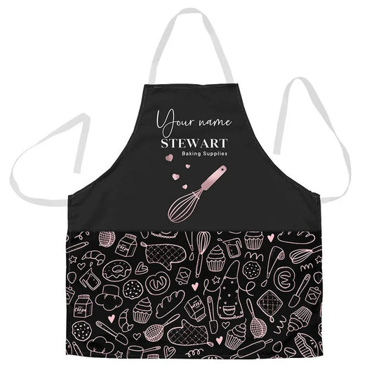 BAKER - Apron Personalized Name Bakery Gift For Baking & Cake Lover