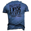Joycorners I Fix Stuff And I Know Thinks Retro Mechanic T-shirt, Father’s Day Mechanic Shirt, Gift Idea For Him PT2609