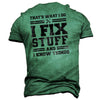 Joycorners I Fix Stuff And I Know Thinks Retro Mechanic T-shirt, Father’s Day Mechanic Shirt, Gift Idea For Him PT2609