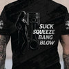 Joycorners Personalized Mechanic Shirt, Suck Squeeze Bang Blow, Funny Quote Design, Gift For Men PT2609