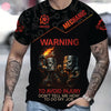 Joycorners Personalized Auto Repair Mechanic Shirt, Funny Piston Warning Graphic, To Avoid Injury Don’t Tell Me How To Do My Job, Gift For Men PT2609