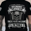 Joycorners Personalized T-Shirt I Might Look Like Mechanic But It Doesn't Mean I'll Fix For Free Shirt For Mechanics PT2609