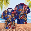 Joycorners Cute Cows Bandana Merica USA Flag 3D Hawaiian Shirt (10 Breeds)