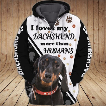 Joycorners Dachshund Lover 3D Custom Name And Dog Full Print Shirts