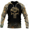 Joycorners Skull Shape Hunting American Flag Camouflage Hunting Apparels