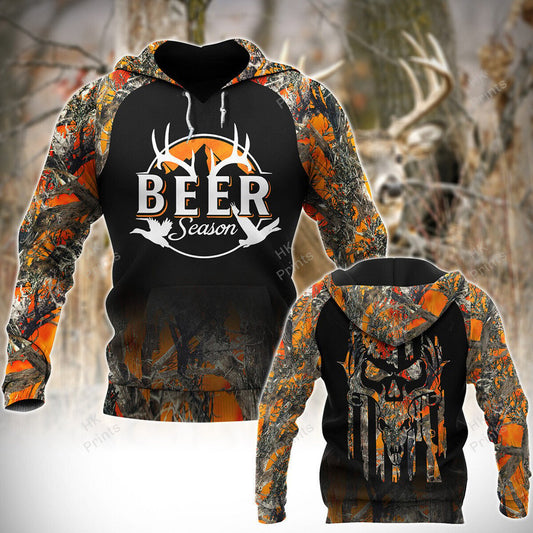 Joycorners Beer Season Orange Camouflage Hunting Apparels