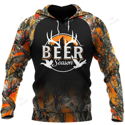 Joycorners Beer Season Orange Camouflage Hunting Apparels
