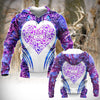 Joycorners Hunting Heart Shape Purple Camouflage Hunting Apparels