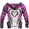 Joycorners Heart Shape Dear Horns Pink Camouflage Hunting Apparels