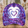 Joycorners Heart Shape Dear Horns Purple Camouflage Hunting Apparels