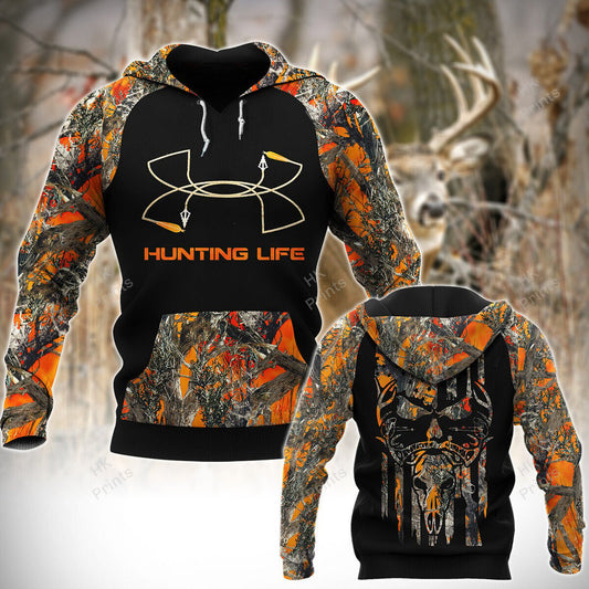 Joycorners Bow Hunting Hunting Life Orange Camouflage Hunting Apparels