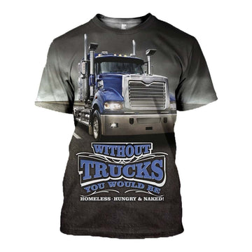 Joycorners Premium Personalized Unisex All Over Printed Trucker 3D T-shirt 139 LM2209
