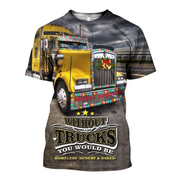 Joycorners Premium Personalized Unisex All Over Printed Trucker 3D T-shirt 127 LM2209