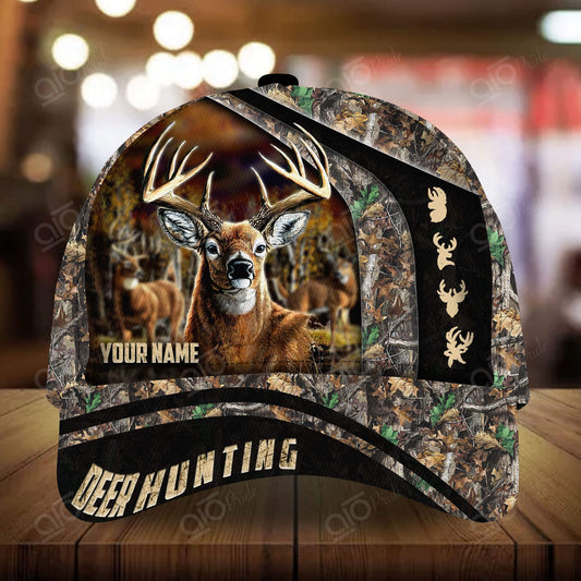 Joycorners New Century Of Deer Hunting Personalized Hats 3D Multicolored