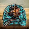 Joycorners Premium Elk Hunting Personalized Hats 3D Multicolored