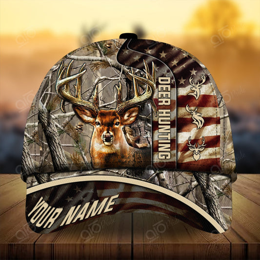 Joycorners Colorful Deer Hunting Personalized Hats 3D Multicolored Camo