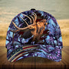 Joycorners Premium Elk Hunting Personalized Hats 3D Multicolored