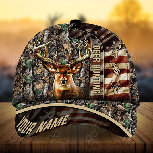 Joycorners Colorful Deer Hunting Personalized Hats 3D Multicolored Camo