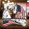 Joycorners American Flag Hunting Personalized Hats 3D Multicolored