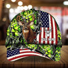 Joycorners American Flag Hunting Personalized Hats 3D Multicolored