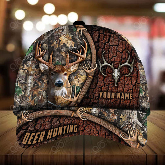 Joycorners Epic Ikutao Art Deer Hunting Personalized Hats 3D Multicolored