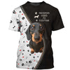 Joycorners Dachshund Kisses Fix Everything 3D Custom Name And Dog Full Print Shirts