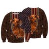 Joycorners Dachshund Lovers American Flag Custom Name And Dog 3D Full Print Shirts