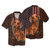 Joycorners Dachshund Lovers American Flag Custom Name And Dog 3D Full Print Shirts