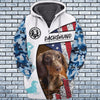 Joycorners American Dachshund Lovers Custom Name And Dog 3D Full Print Shirts