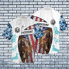 Joycorners American Dachshund Lovers Custom Name And Dog 3D Full Print Shirts
