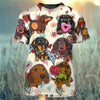 Joycorners Love Cute Dachshund 3D Full Print Shirts