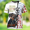 Joycorners Dachshund Funny Custom Name And Dog 3D Full Print Shirts