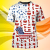 Joycorners American Flag Pattern Dachshund 3D Full Print Shirts