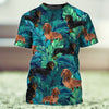 Joycorners Dachshund Hawaiin Custom Dog 3D Full Print Shirts