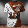 Joycorners Dachshund And Wine Woman Custom Name And Dog 3D Full Print Shirts