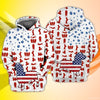 Joycorners American Flag Pattern Dachshund 3D Full Print Shirts