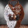 Joycorners Dachshund And Wine Woman Custom Name And Dog 3D Full Print Shirts