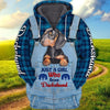 Joycorners Just A Girl Who Loves Dachshund Custom Name And Dog 3D Full Print Shirts
