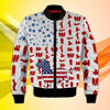 Joycorners American Flag Pattern Dachshund 3D Full Print Shirts