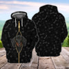Joycorners Dachshund Loves Zip Pattern Custom Name And Dog 3D Full Print Shirts