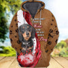 Joycorners Dachshund And Wine Custom Name And Dog 3D Full Print Shirts